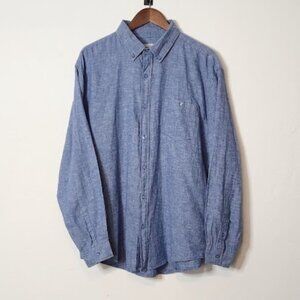 Bruno Magli Men's Long Sleeve Button-Down Shirt Size XL